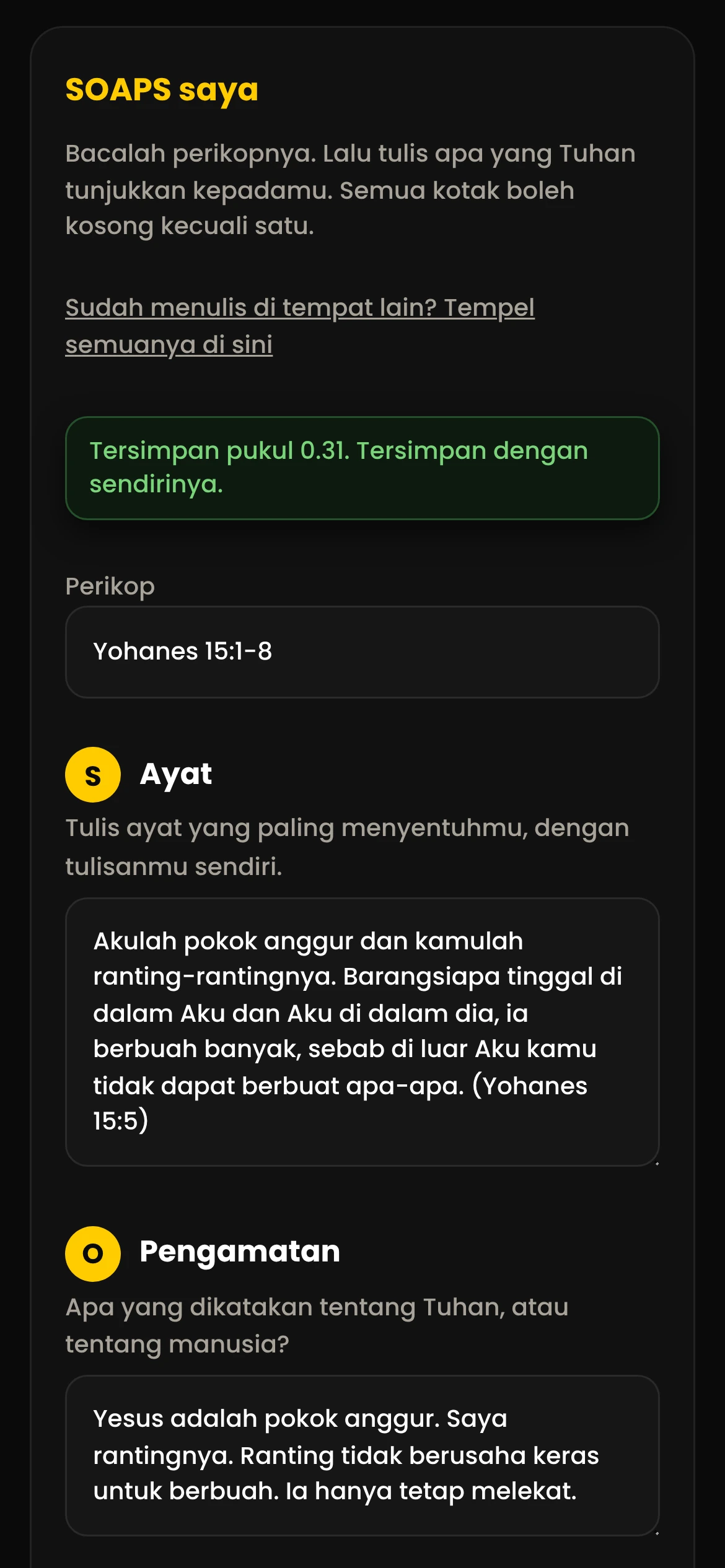 Layar Hari Ini di My Walk