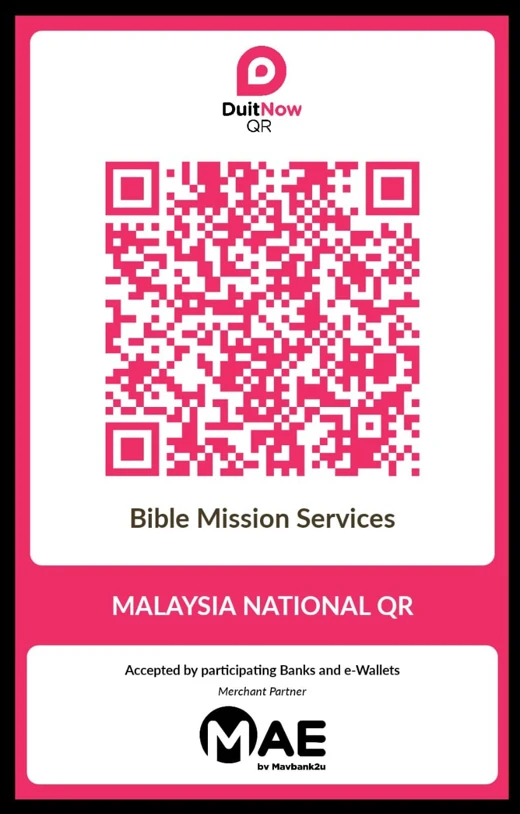 DuitNow QR code for Bible Mission Services